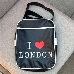 'I Love London' Cross Body Messenger Bag